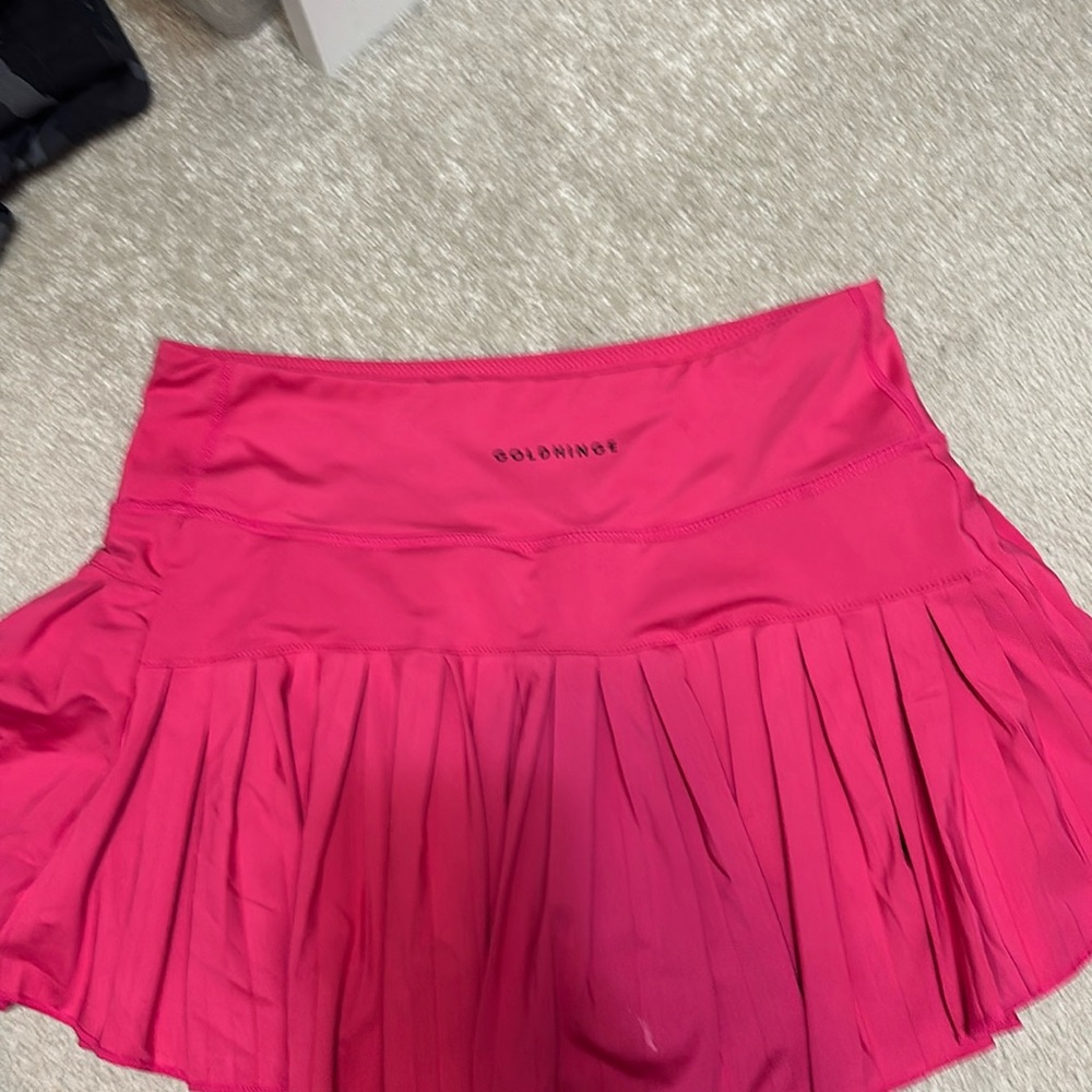 Women’s goldhinge skirt size small hot pink